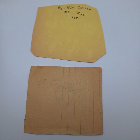 Vintage Valentine Cards Scrapbook Heart Bird Flower Designs Charming Decor Kids - Picture 6 of 12